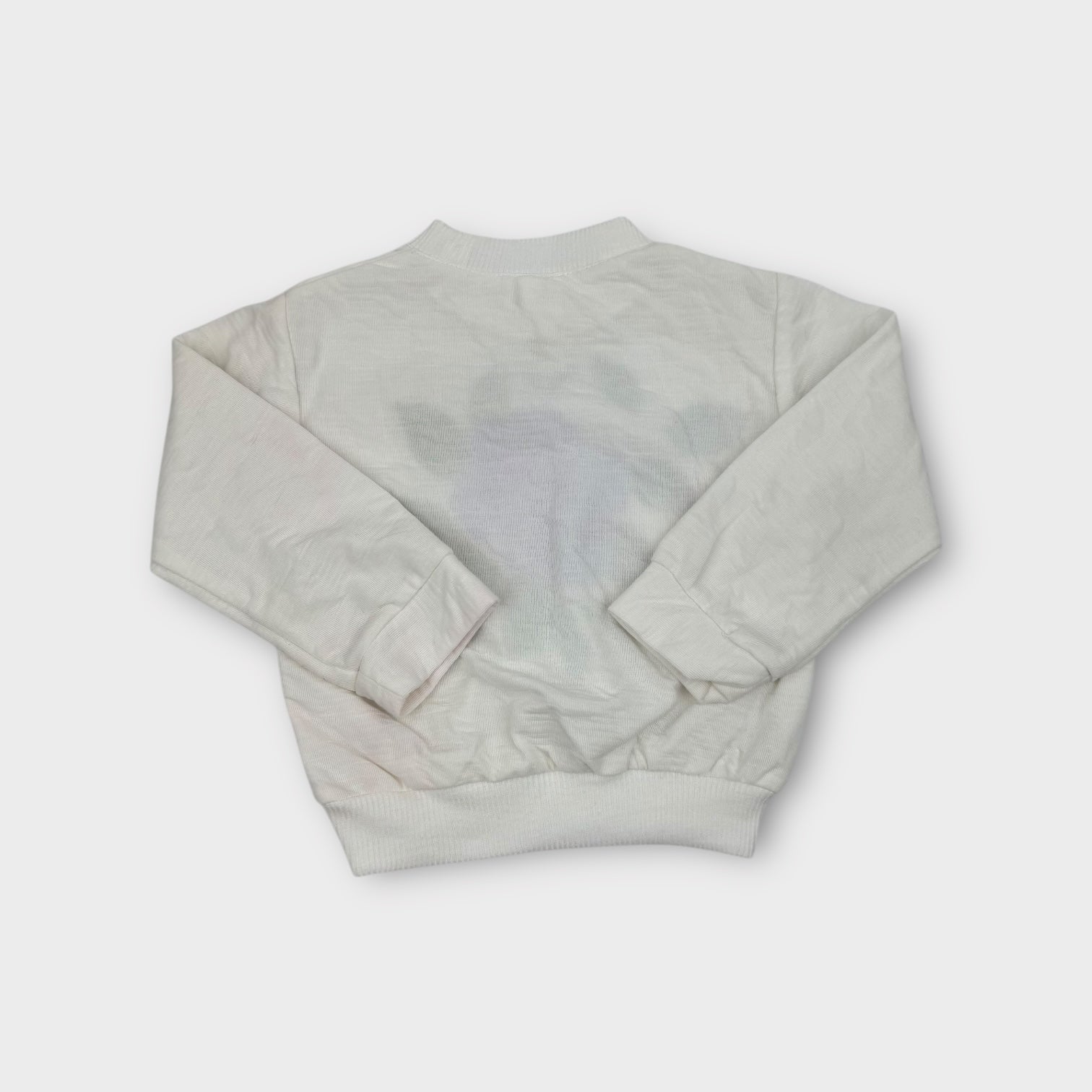 Vintage White Flower Sweatsuit Set, Size 3-4