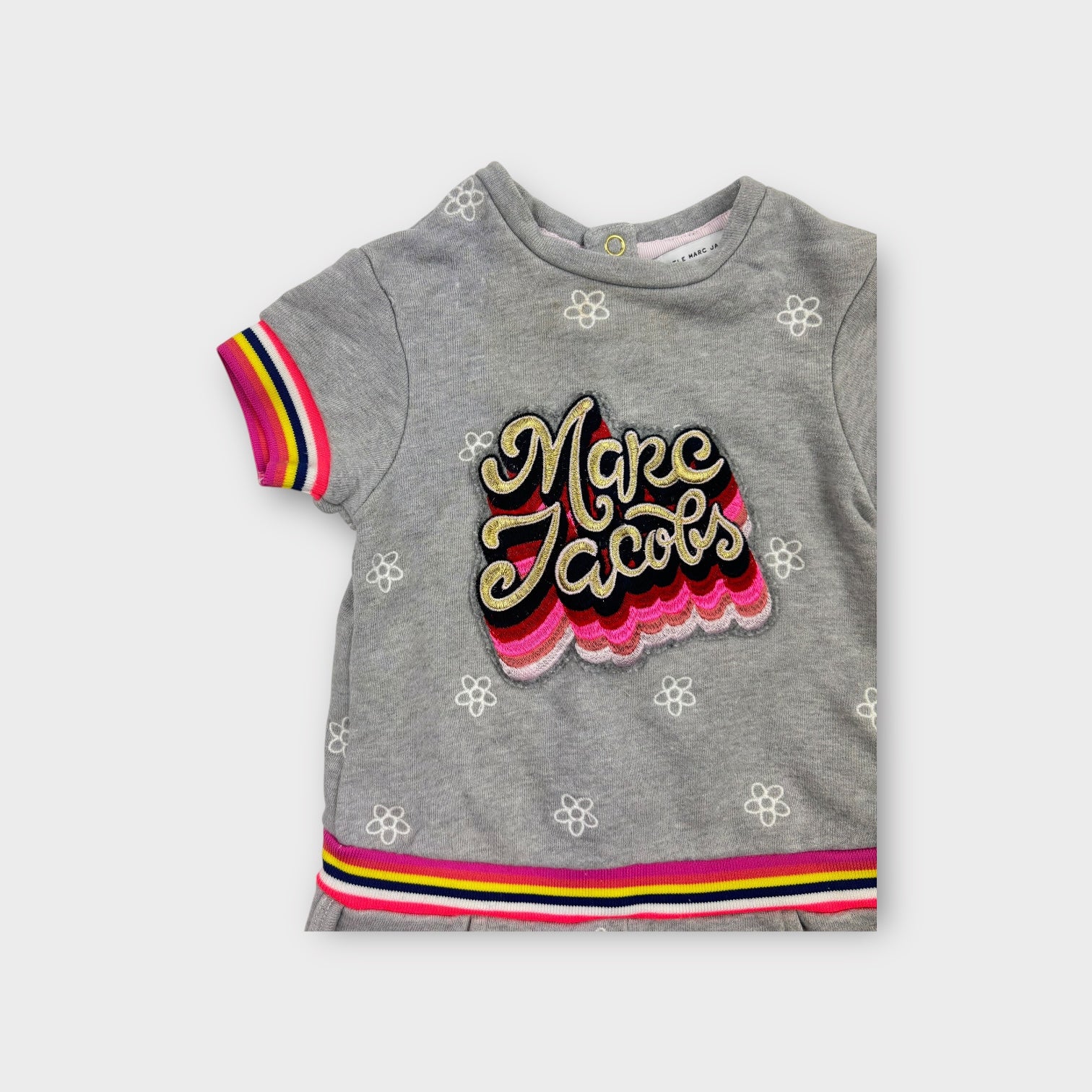 Little Marc Jacobs Grey Playsuit, Size 0