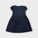 Jacadi Silver Polkadot Dress, Size 10