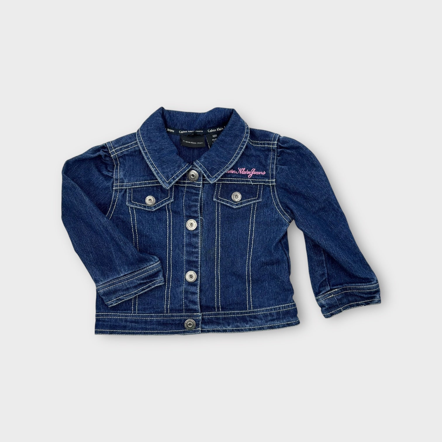Calvin Klein Denim Jacket, Size 0-1