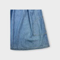 Fred Bare Smocked Denim Dress, Size 6
