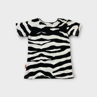 Kip & Co Zebra Print T-Shirt, Size 4-5