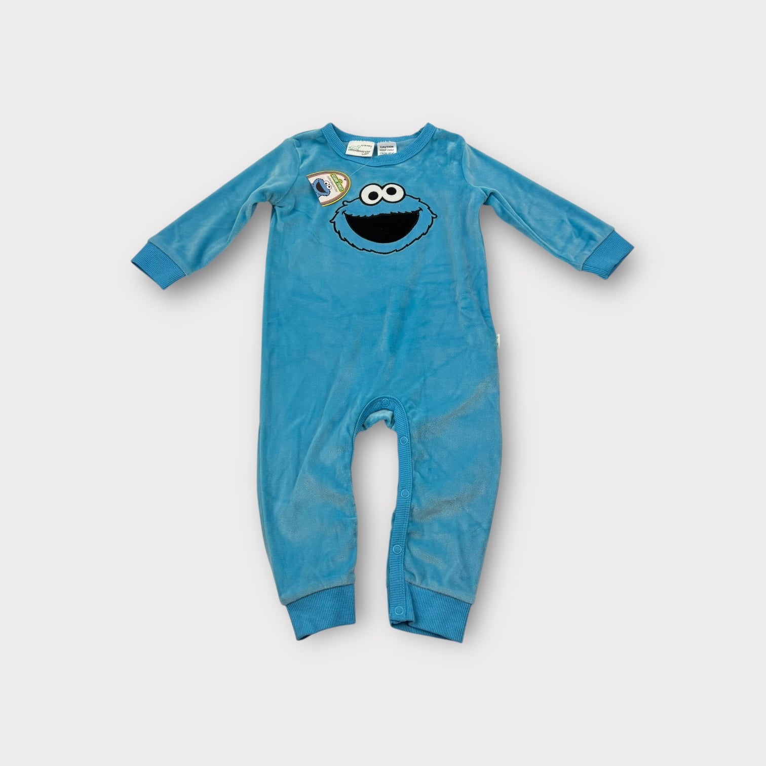 Peter Alexander Cookie Monster Onesie, Size 1