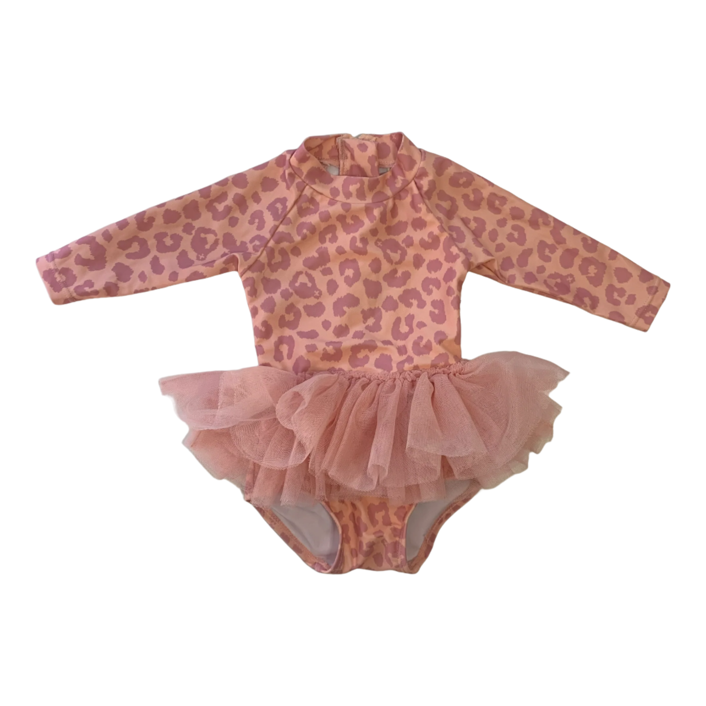 Hux Pink Leopard Swimsuit, Size 00
