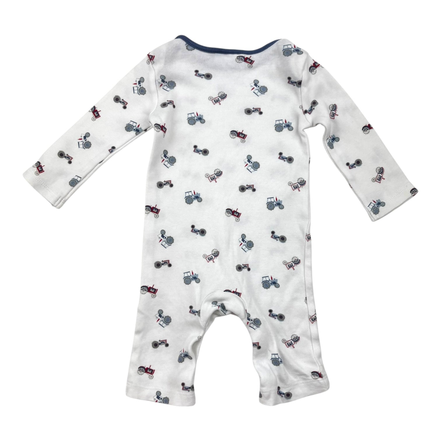 Tractor Print Onesie, Size 000