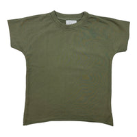 Le Edit Olive Short Sleeve Top, Size 10