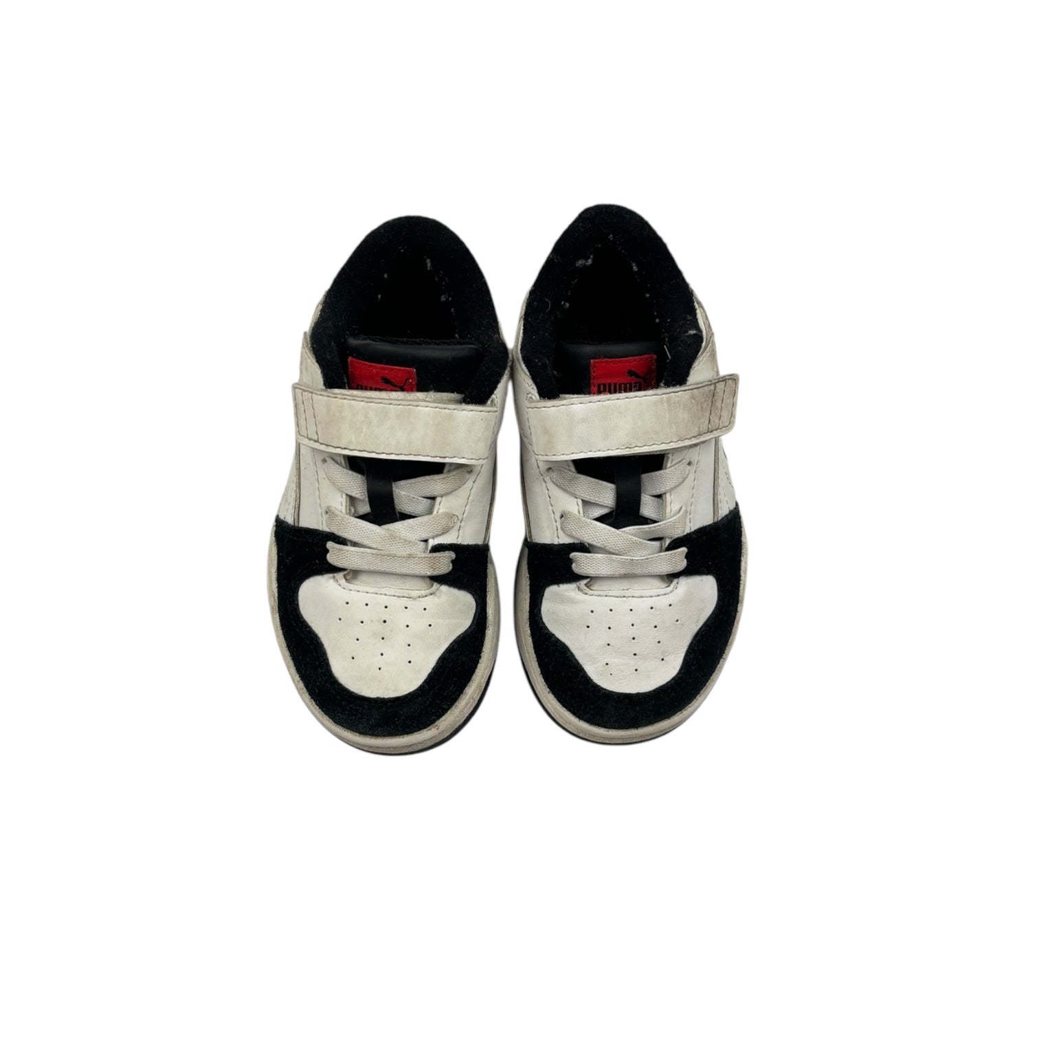 Puma Black, White Sneakers, Size EU28
