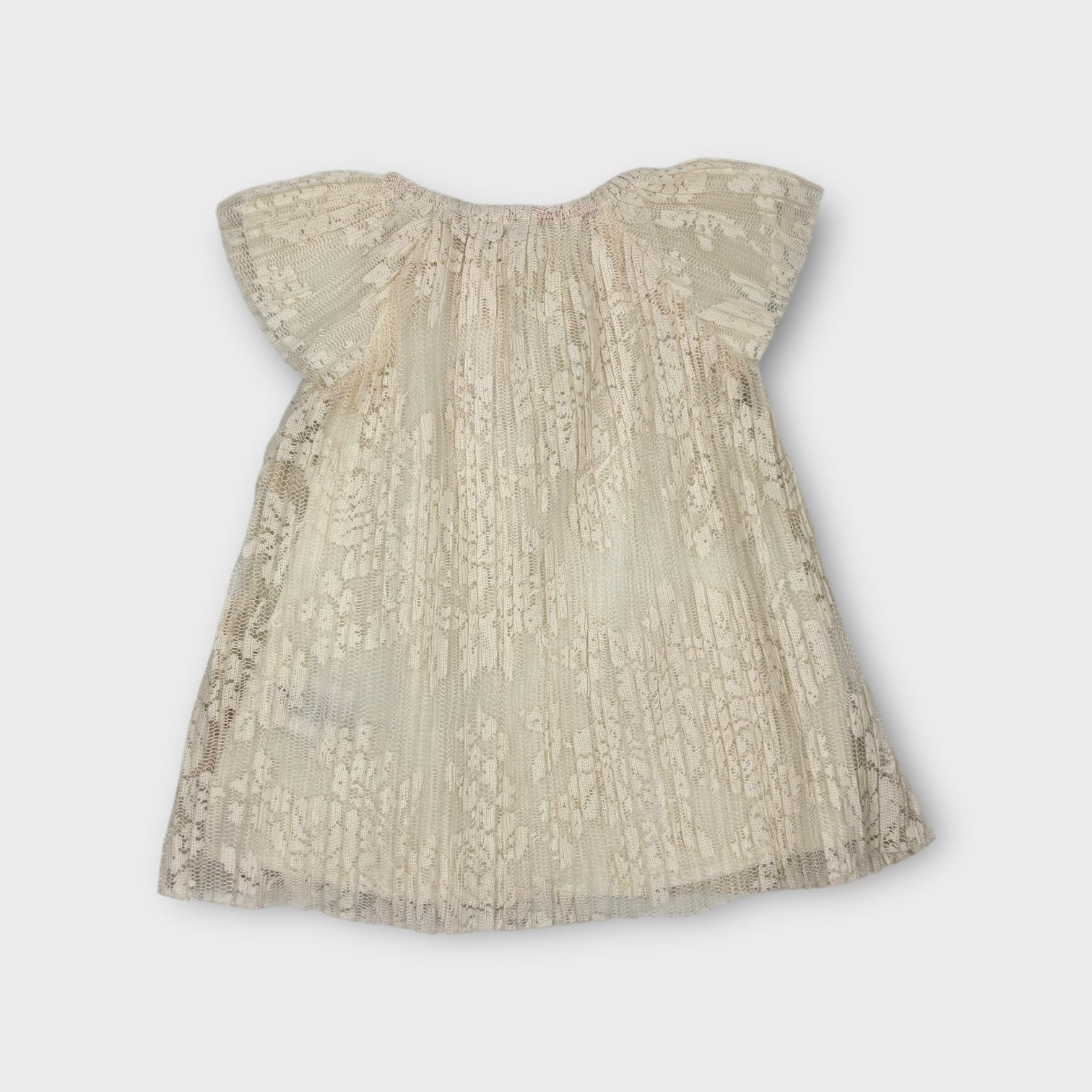 Billieblush Pleated Lace Dress, Size 00
