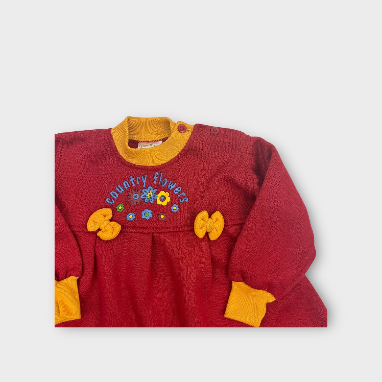 Vintage Red Sweater Dress, Size 0