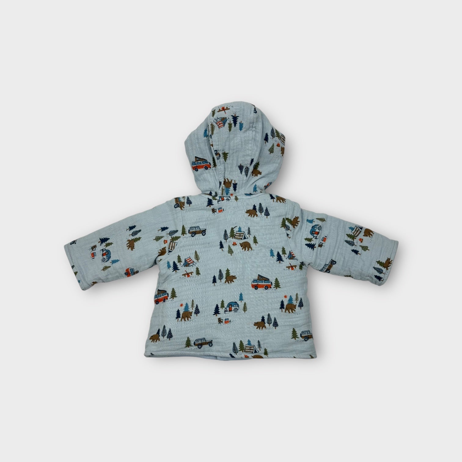 Purebaby Reversible Cotton Jacket, Size 00