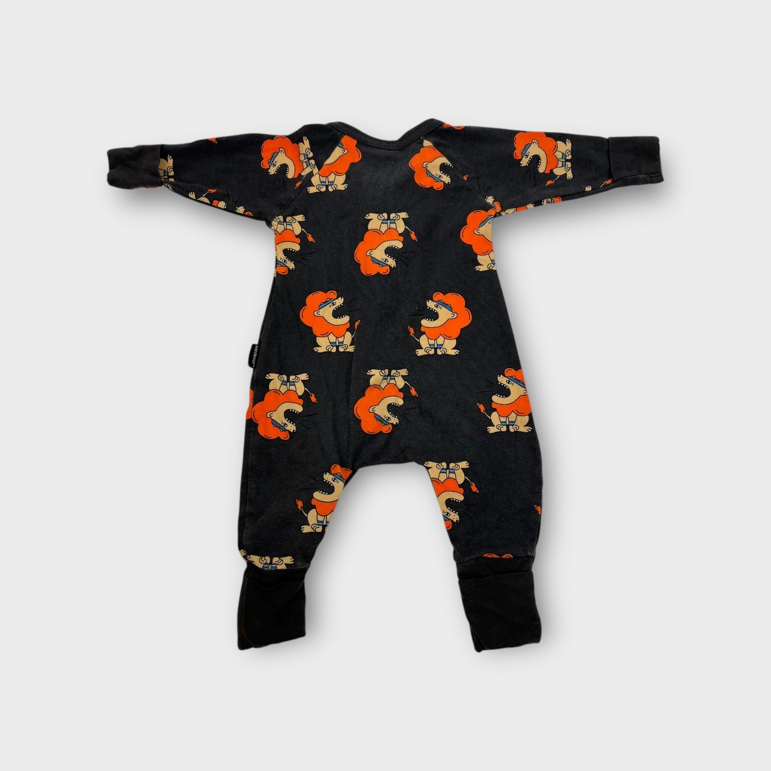 Bonds Long Sleeve Lion Onesie, Size 0000
