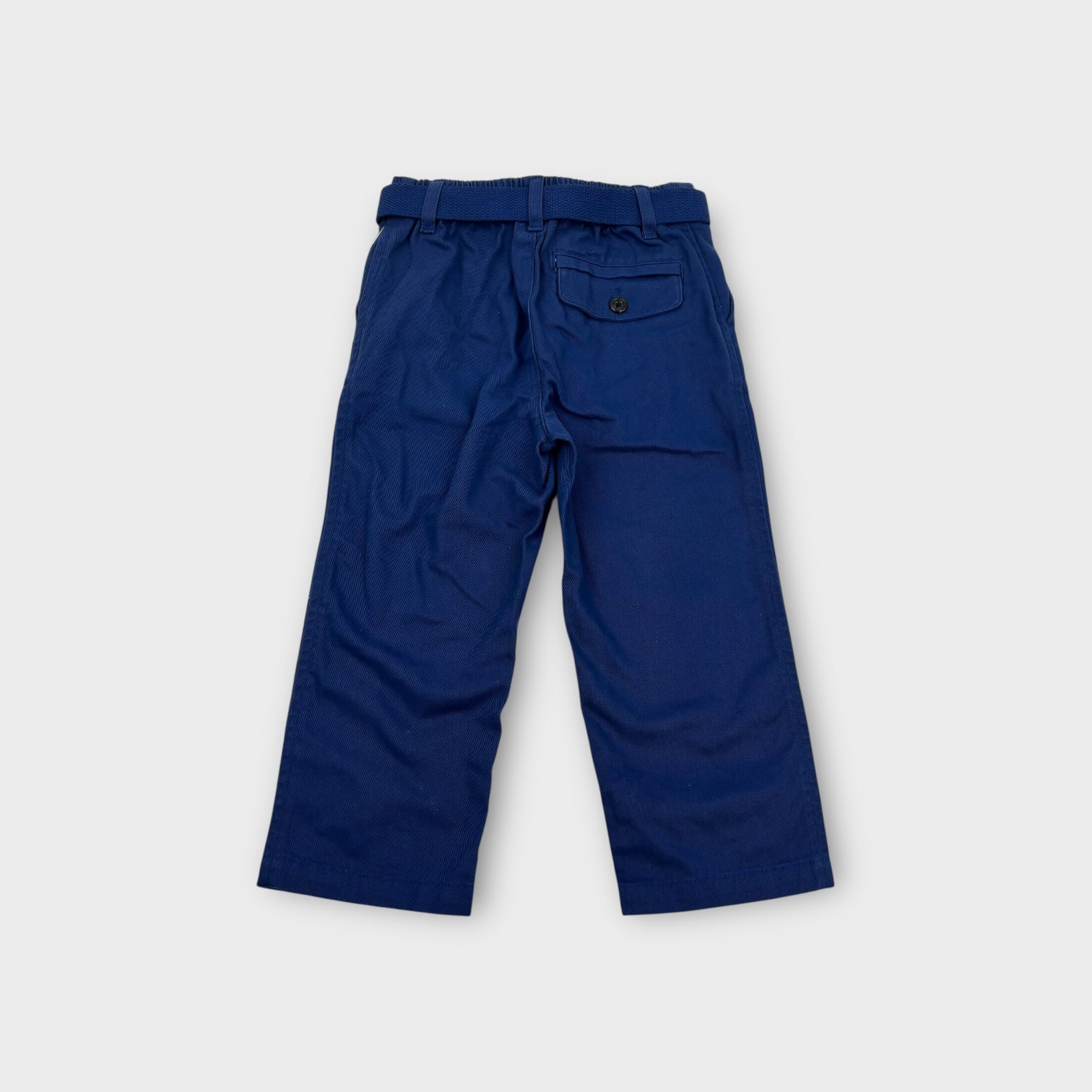 Ralph Lauren Blue Chino Pants with Belt, Size 18-24m