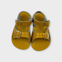 Mustard Yellow Saltwater Sandals, Size EU 20
