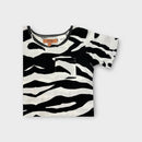 Kip & Co Zebra Print T-Shirt, Size 4-5
