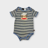 Retro Paul Frank Stripe Bodysuit, Size 0