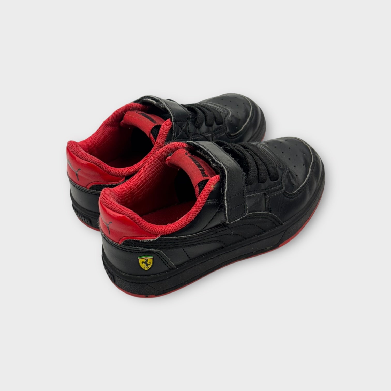 Puma Black Ferrari Sneakers, Size EU 29