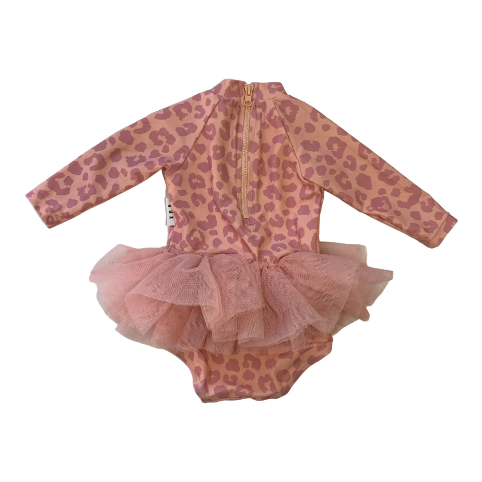 Hux Pink Leopard Swimsuit, Size 00