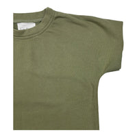 Le Edit Olive Short Sleeve Top, Size 10