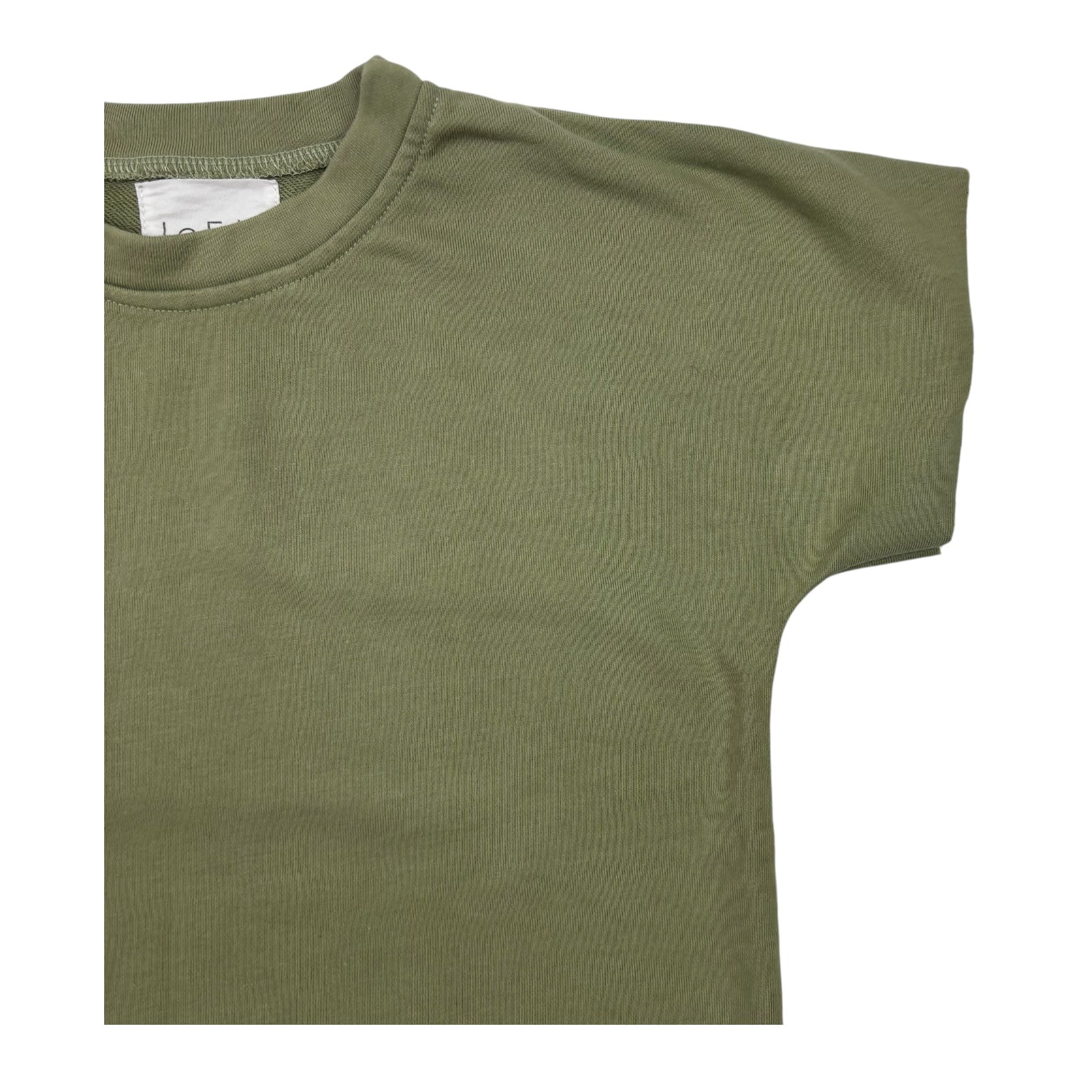 Le Edit Olive Short Sleeve Top, Size 10