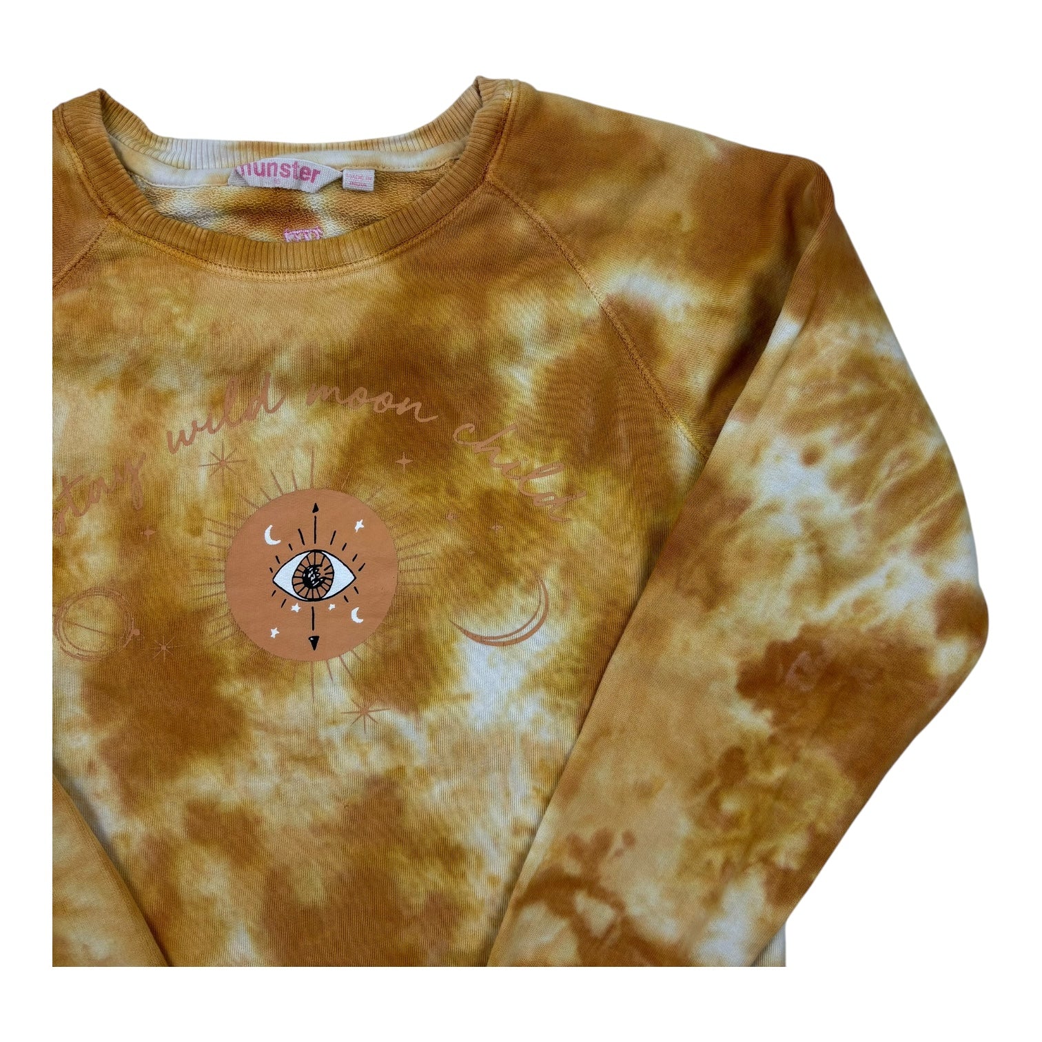 Munster Yellow Tie Dye Jumper, Size 10