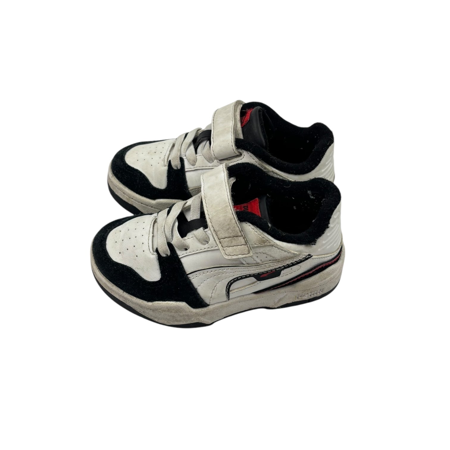 Puma Black, White Sneakers, Size EU28