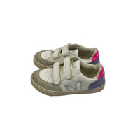 Veja White, Silver & Lavender Sneakers, Size EU 32