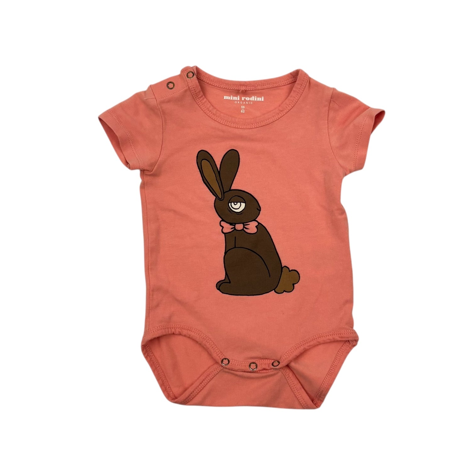 Mini Rodini Bunny Bodysuit, Size 000