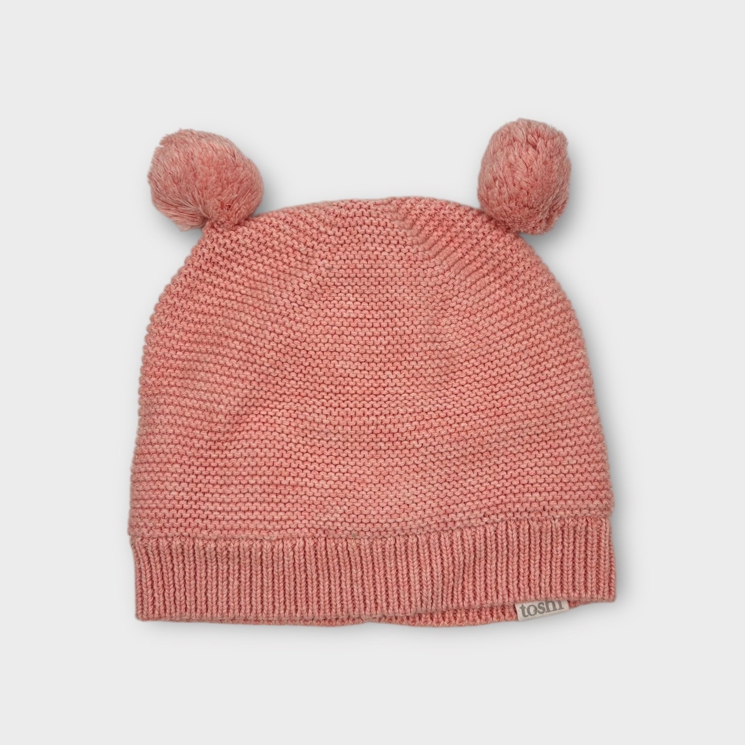 Toshi Pink Knitted Beanie, Size S