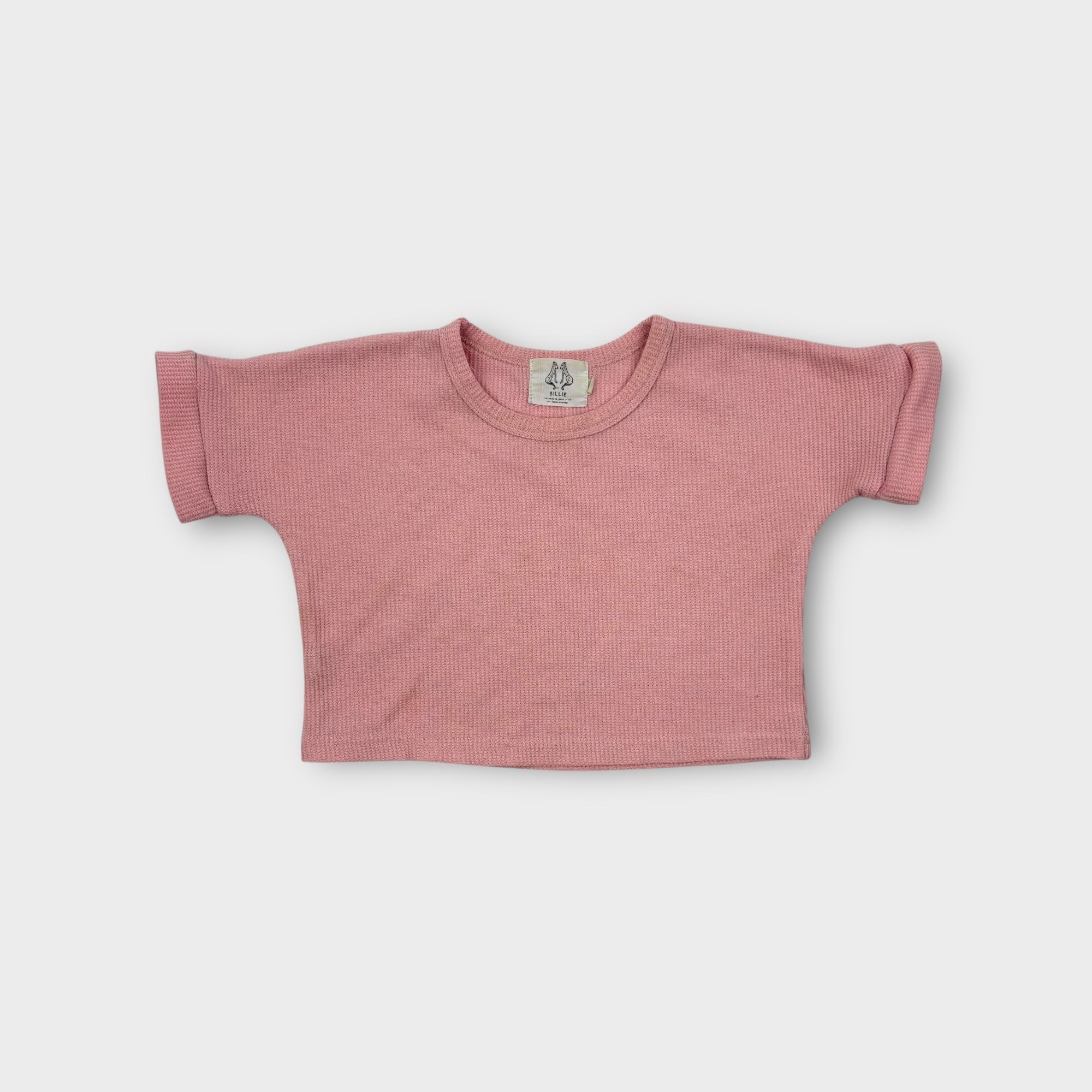 By Billie Pink Waffle Set, Size 0