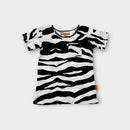 Kip & Co Zebra Print T-Shirt, Size 4-5