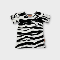 Kip & Co Zebra Print T-Shirt, Size 4-5