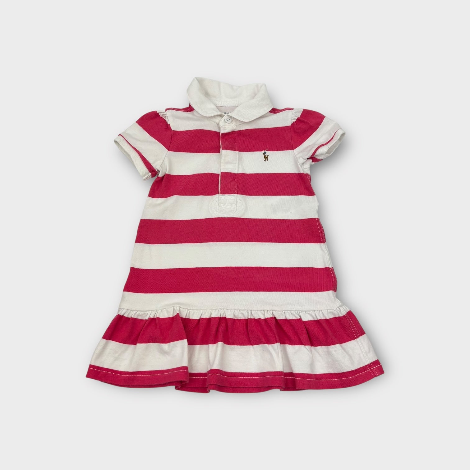 Ralph Lauren Pink Stripe Dress, Size 1