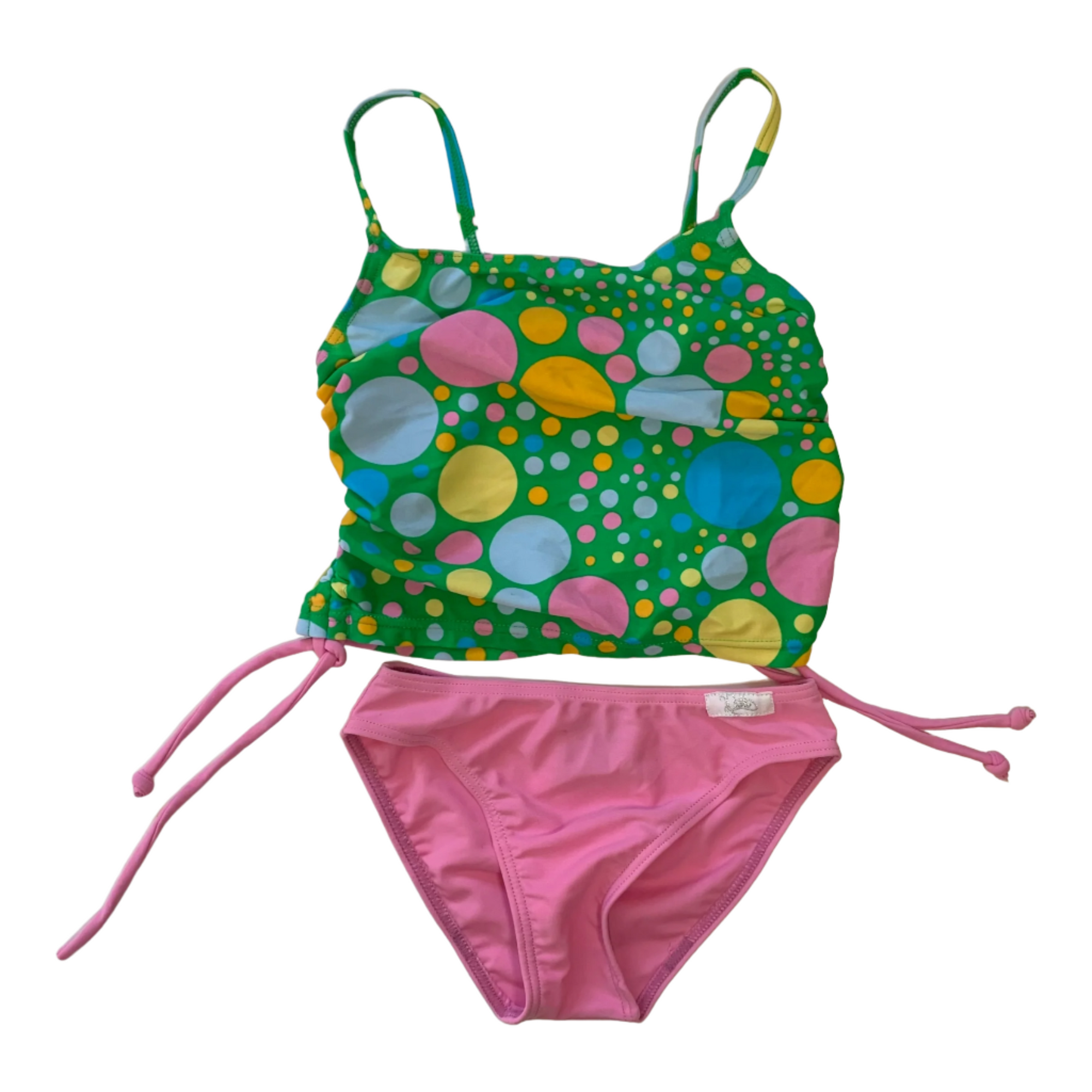 2 Chillies Polkadot Tankini, Size 5