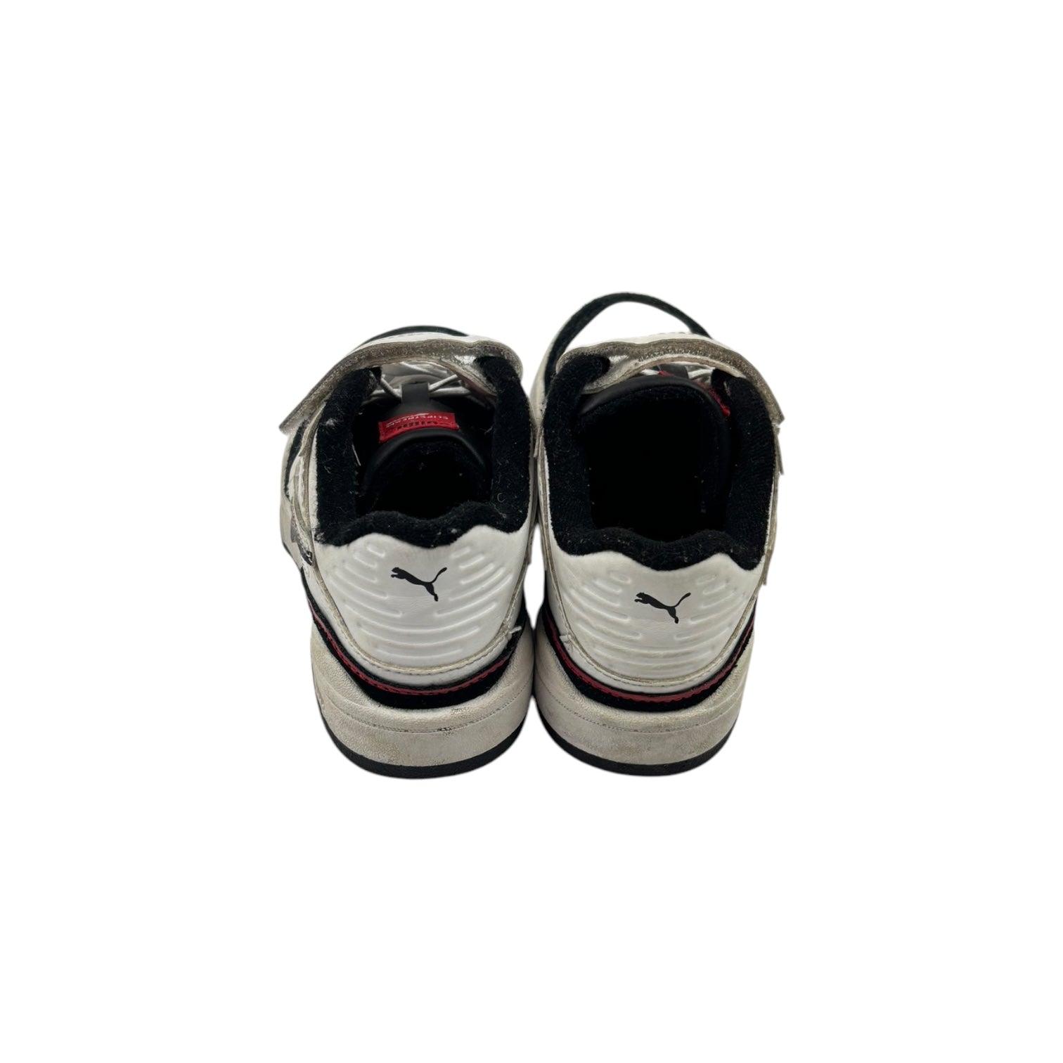 Puma Black, White Sneakers, Size EU28