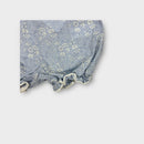 Chateau De Sable Blue Floral Shorts, Size 000