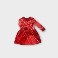 Minti Melbourne Red Velvet Dress, Size 1