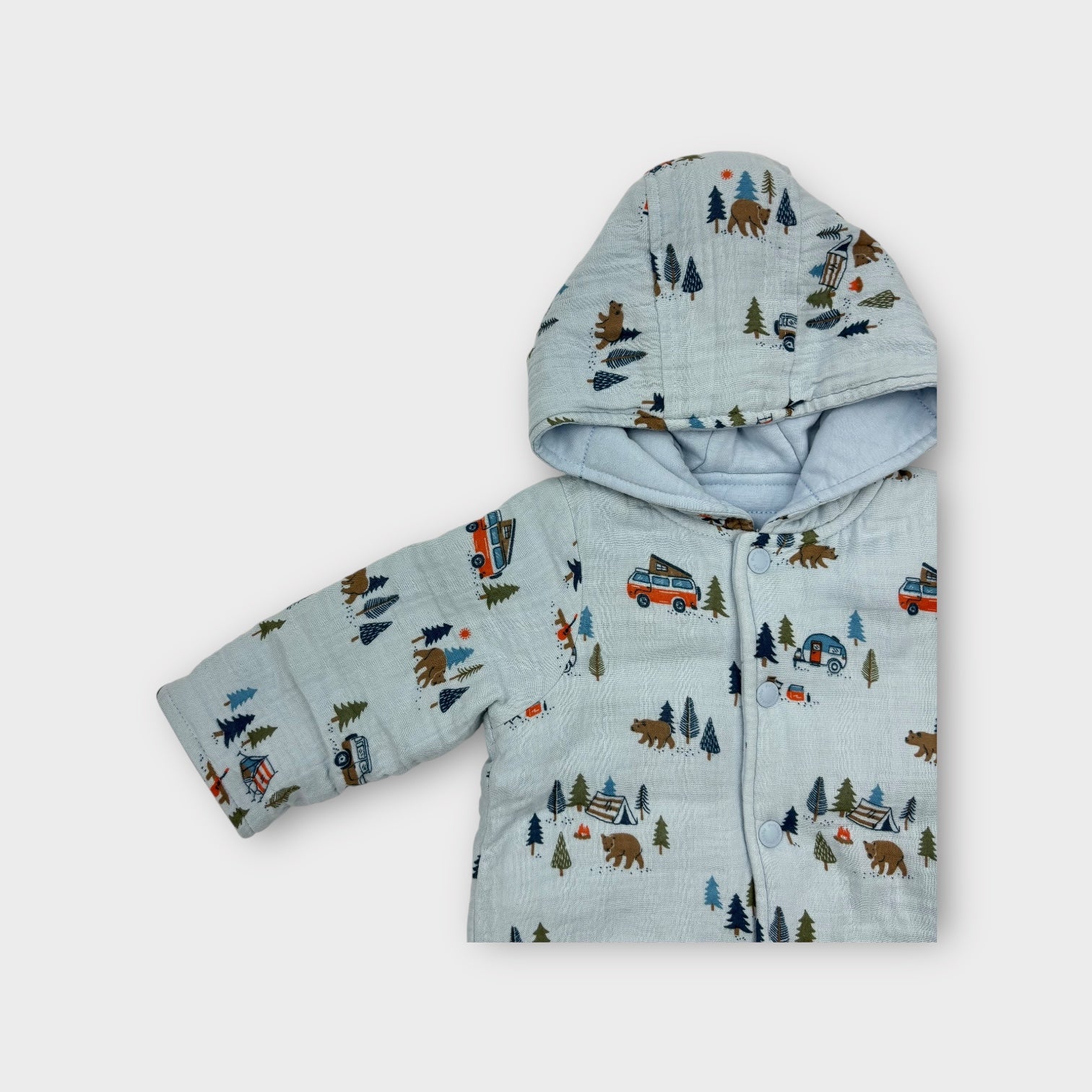 Purebaby Reversible Cotton Jacket, Size 00