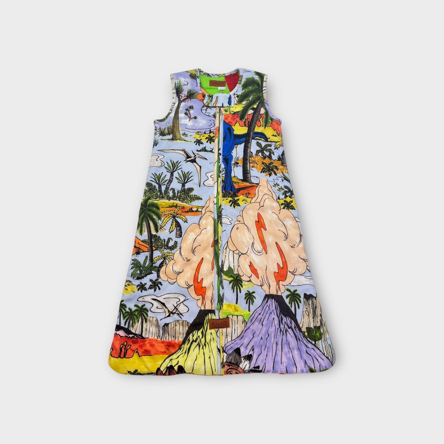 Kip & Co Dinosaur Print 2.5 Tog Sleep Sack, Size 00-1