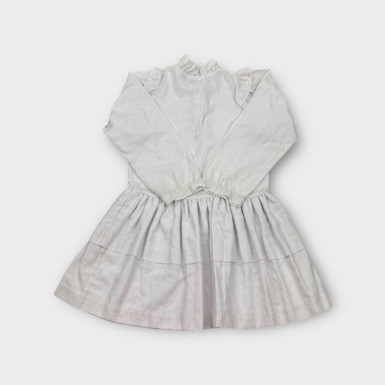 Vintage Freidelle White Dress, Size 6