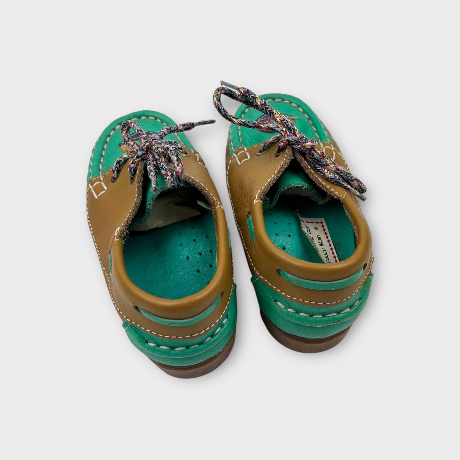 Handmade Leather Moccasin, Size EU 24