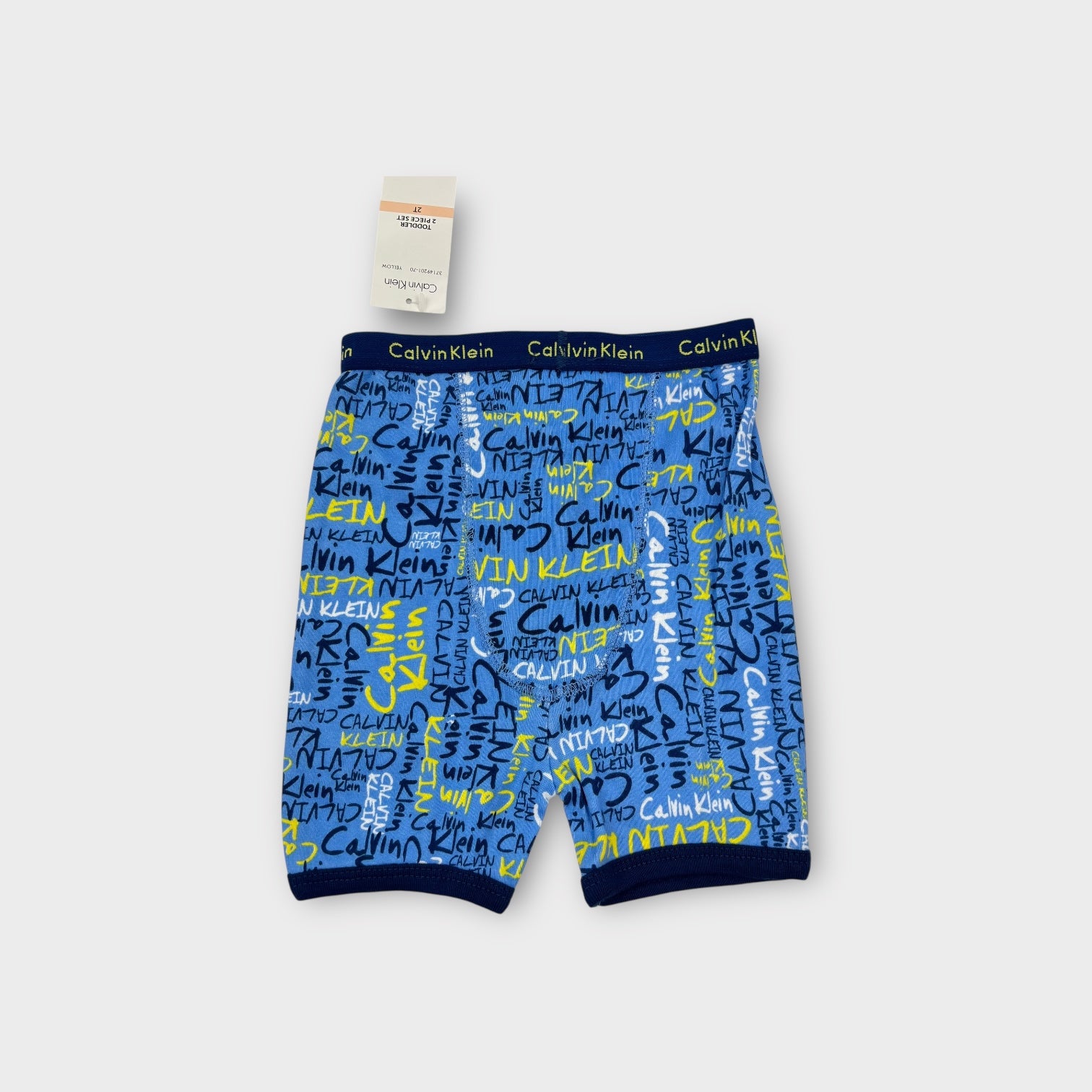 Calvin Klein Yellow & Blue Sleep Set, Size 2