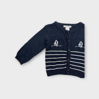 Nautical Knit Cardigan, Size 0