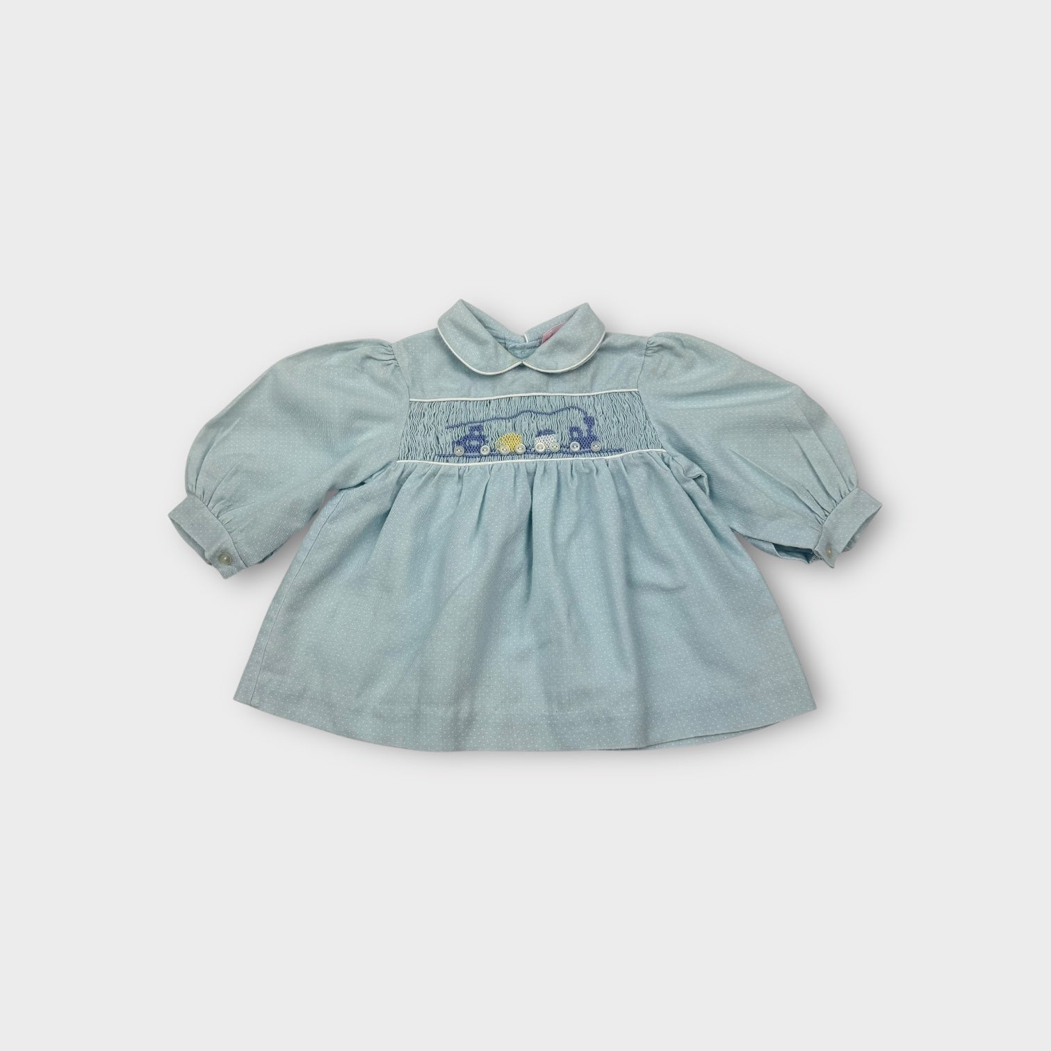 Vintage Smocked Dress, Size 00