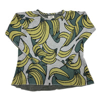 Child-ish Banana Print Long Sleeve Top, Size 10-12