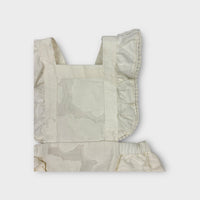Country Road White Textured Frill Romper, Size 00