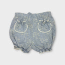 Chateau De Sable Blue Floral Shorts, Size 000