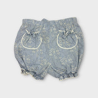 Chateau De Sable Blue Floral Shorts, Size 000