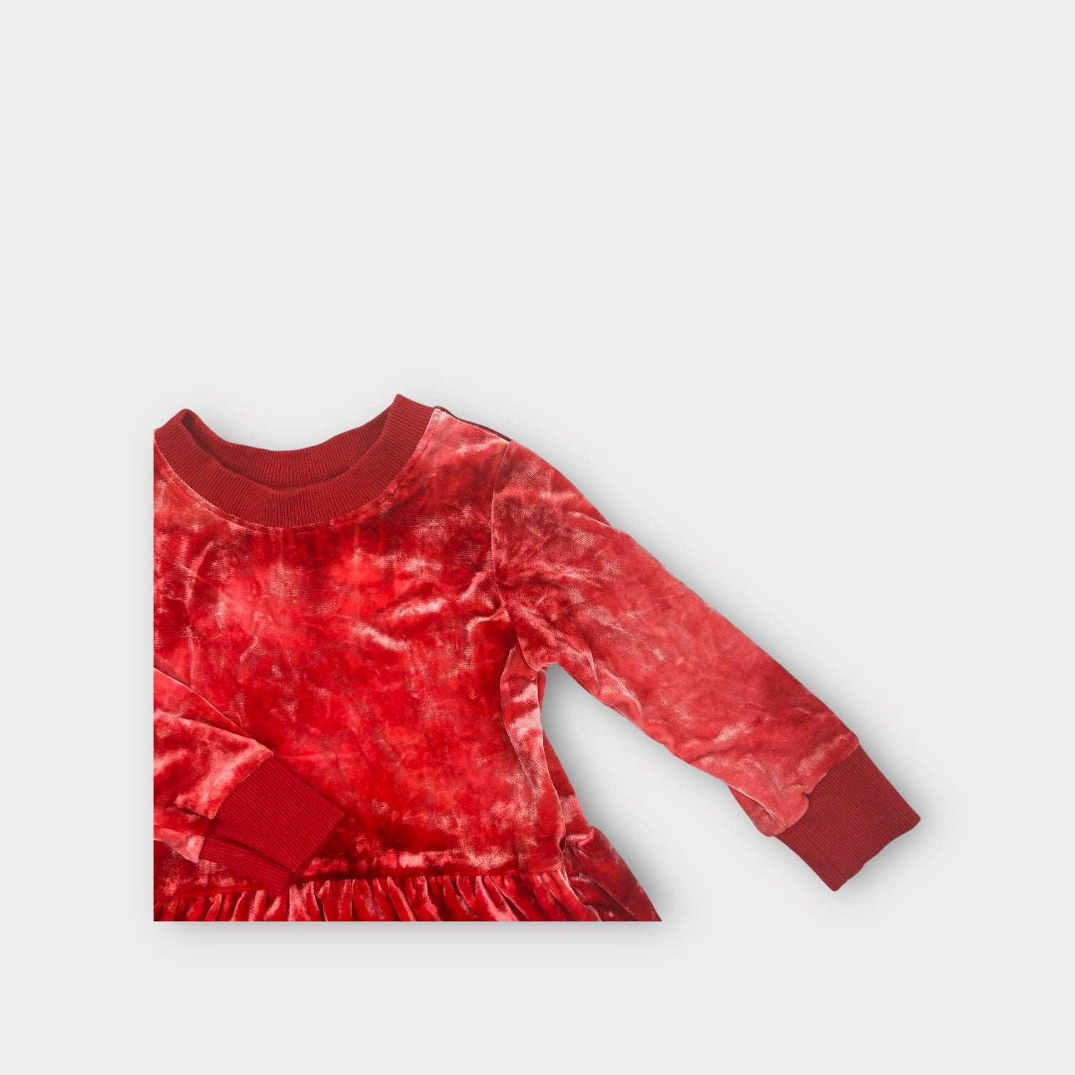 Minti Melbourne Red Velvet Dress, Size 1