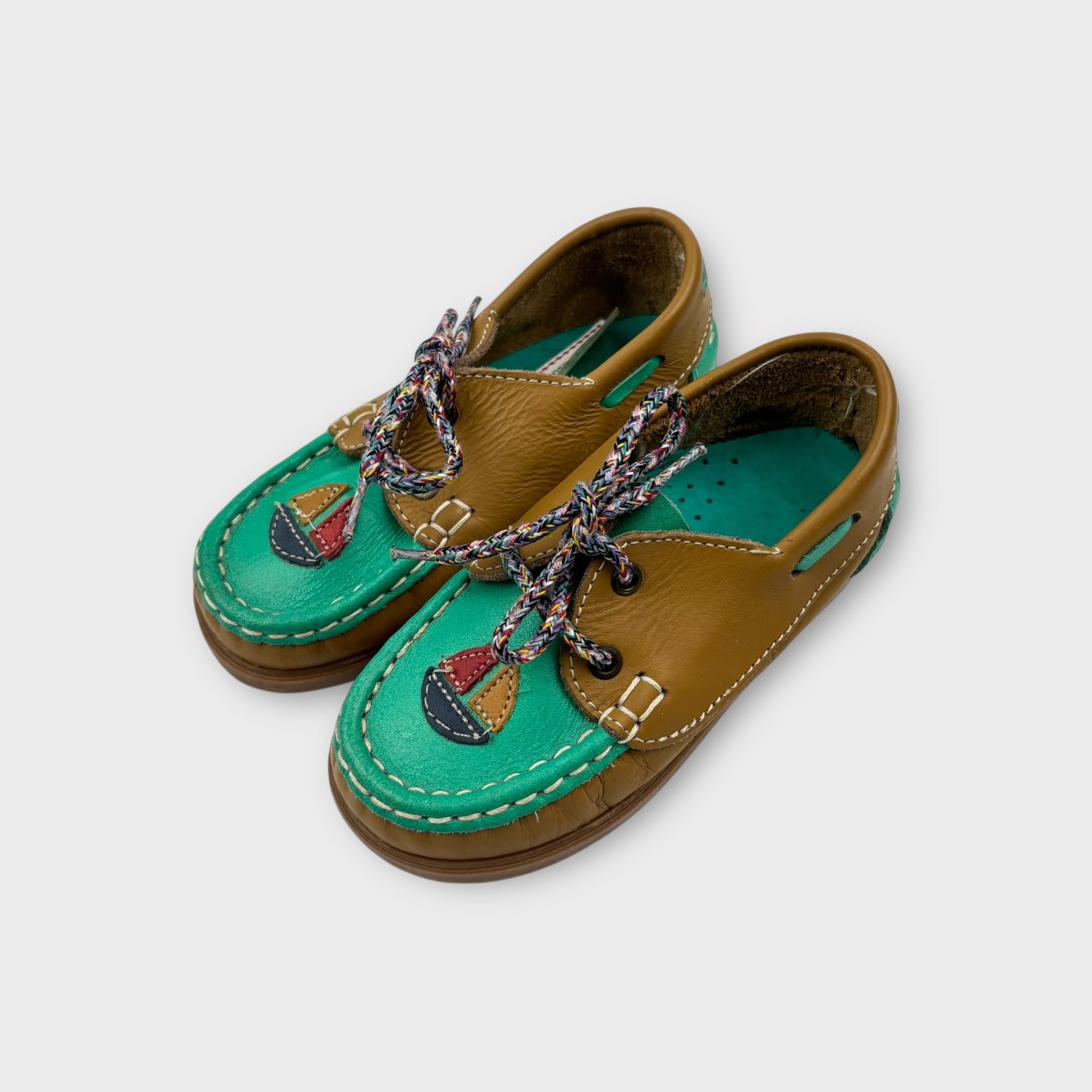 Handmade Leather Moccasin, Size EU 24