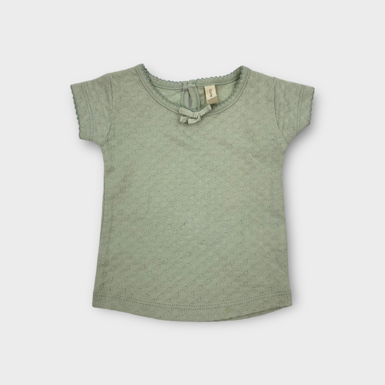 Quincy Mae Pointelle T-Shirt Bundle, Size 000